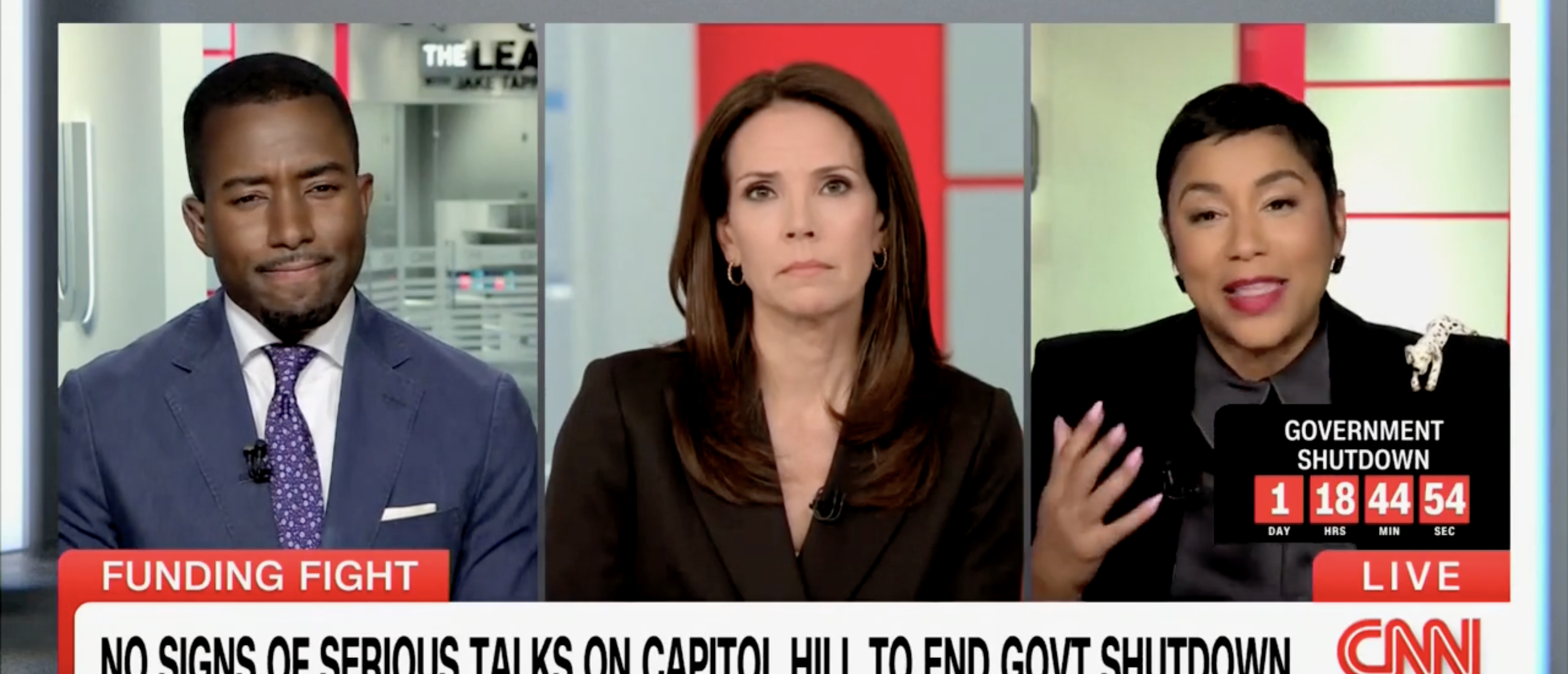 Ashley Etienne on "The Lead" discussing party's loss [Screenshot/CNN/"The Lead with Jake Tapper"]